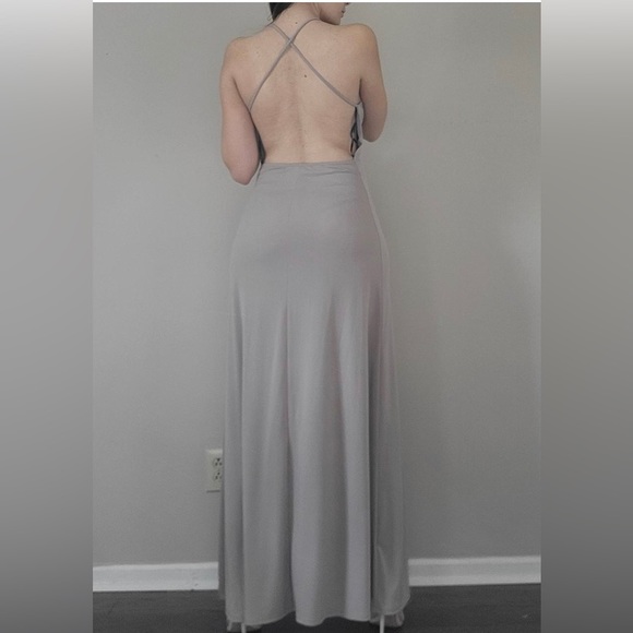 Forever 21 Women's Cream and Tan Dress - Picture 5 of 5